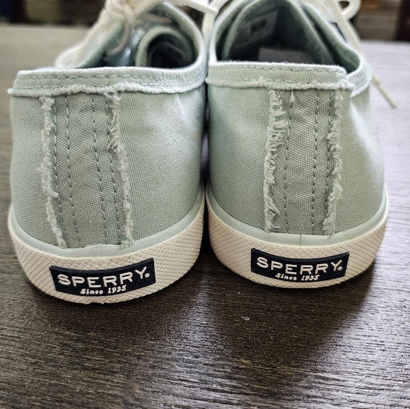Sperry, Women's Pier View Fray Sneaker, Size 9.5 - Picture 4 of 9